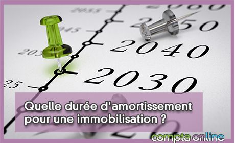 Quelle dure d'amortissement pour une immobilisation ?