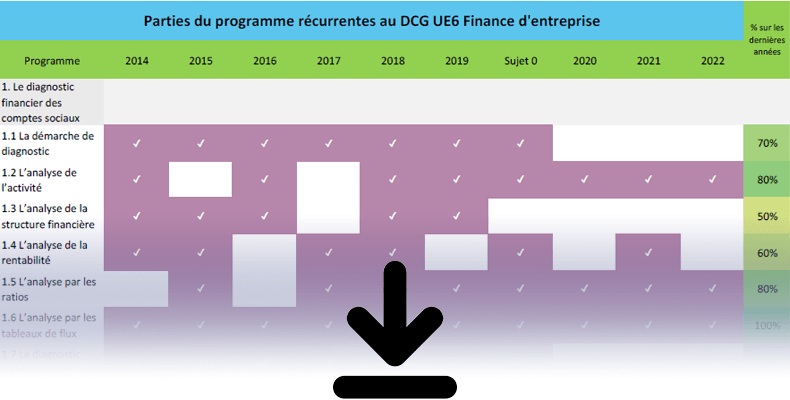 Analyse sujets DCG UE6