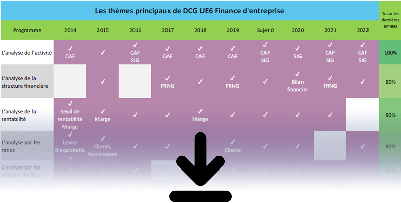 Sujets DCG UE6