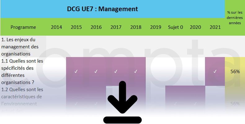 Analyse sujets DCG UE7