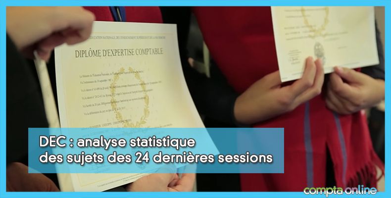 DEC : analyse statistique des sujets des 24 dernières sessions