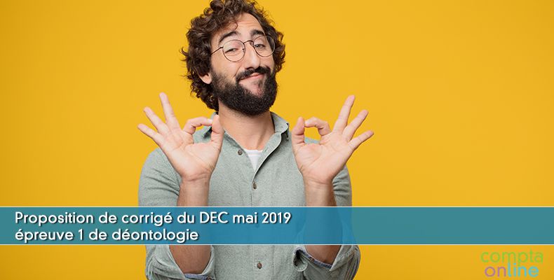 Corrigé du DEC mai 2019
