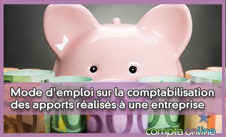 Mode d'emploi sur la comptabilisation des apports raliss  une entreprise