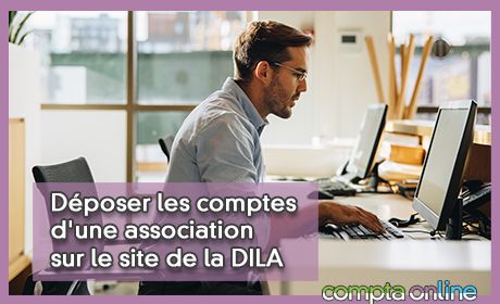 Dposer les comptes d'une association sur le site de la DILA