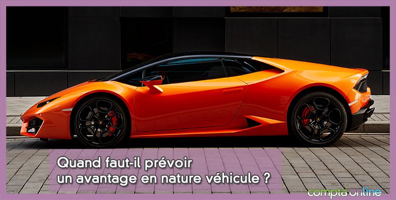 Avantage en nature véhicule