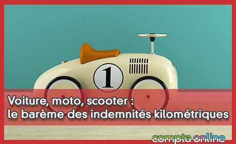 Voiture, moto, scooter : le barme des indemnits kilomtriques