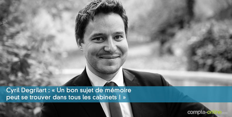 Un bon sujet de mémoire peut se trouver dans tous les cabinets !
