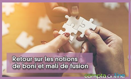 Retour sur les notions de boni et mali de fusion