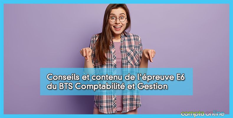 épreuve E6 BTS CG