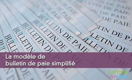 Bulletin de paie simplifi