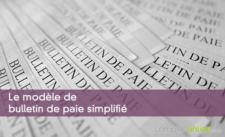 Bulletin de paie simplifié
