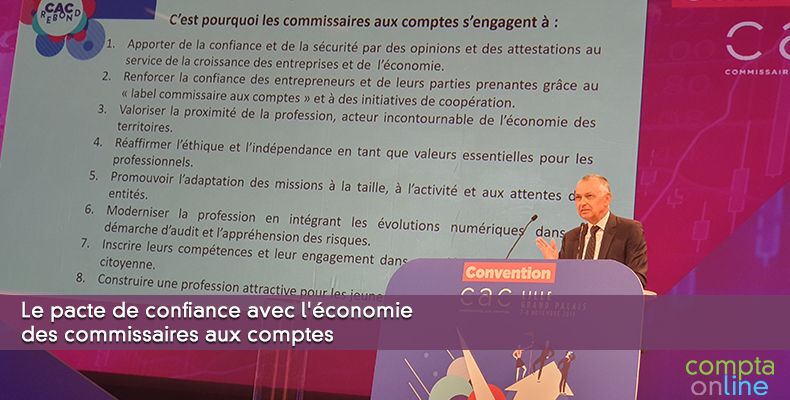 Le pacte de confiance avec l'conomie des commissaires aux comptes