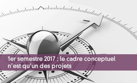 1er semestre 2017 : le cadre conceptuel n'est qu'un des projets