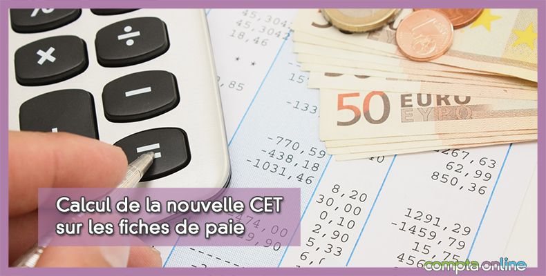 Calcul de la CET