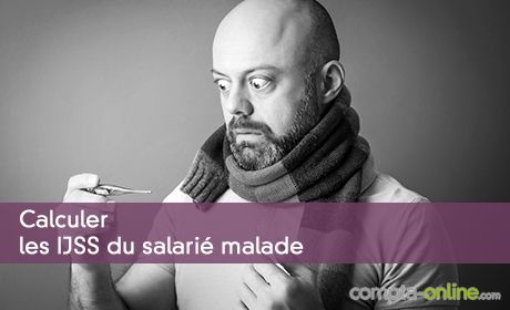 Calculer les IJSS du salarié malade