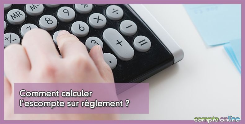 Escompte sur règlement