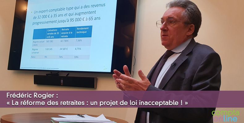 Frédéric Rogier : « La réforme des retraites : un projet de loi inacceptable ! »