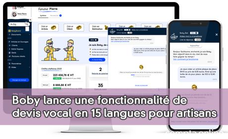 Boby lance une fonctionnalit de devis vocal en 15 langues pour artisans