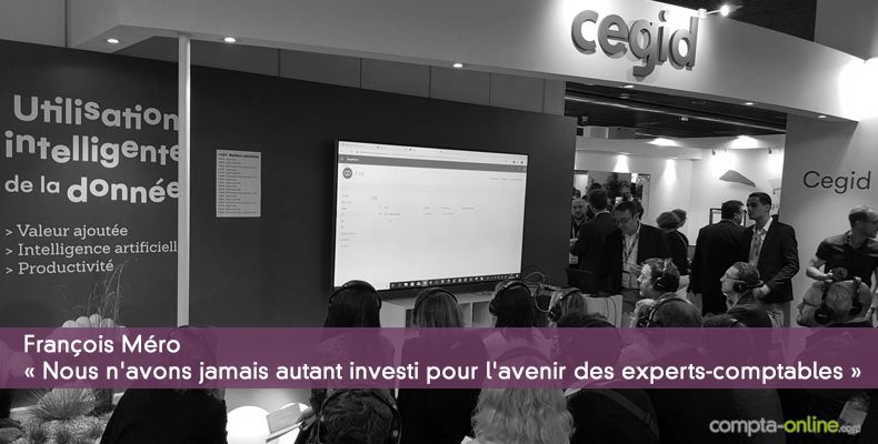 François Méro « Nous n'avons jamais autant investi pour l'avenir des experts-comptables »