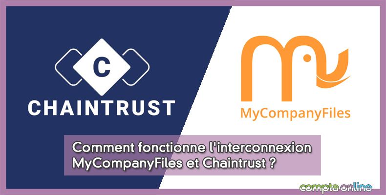 Interconnexion MyCompanyFiles et Chaintrust