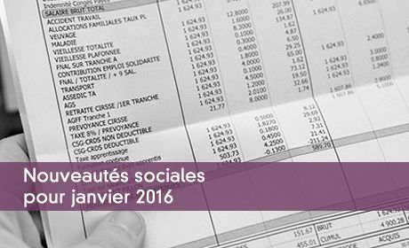 Nouveautés sociales pour janvier 2016