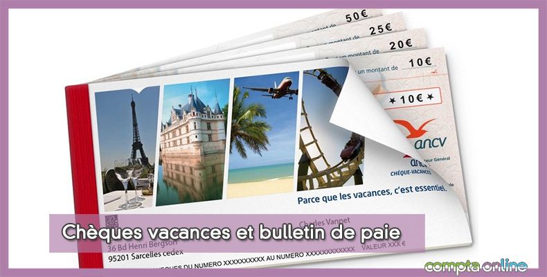 Chèques vacances paie