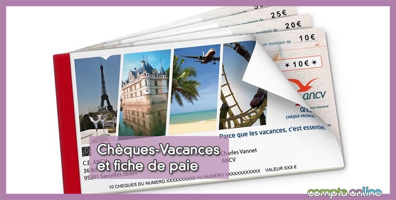 Chèques vacances paie