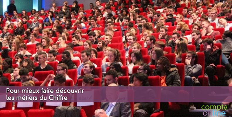 Pour mieux faire découvrir les métiers du Chiffre