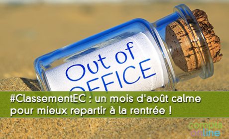 #ClassementEC : un mois d'aot calme pour mieux repartir  la rentre !