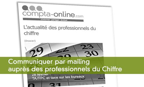 Communiquer par mailing auprès des professionnels du Chiffre