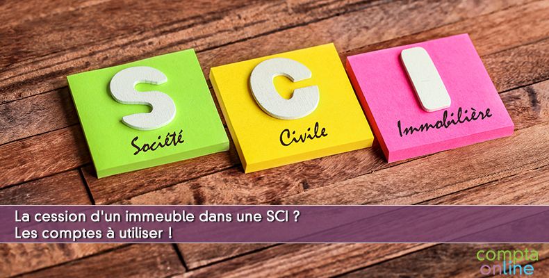 Comptabilisation vente immeuble sci ir