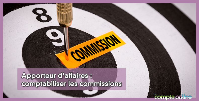 Comptabiliser commission sur vente