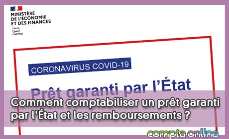 Comment comptabiliser un prt garanti par l'tat et les remboursements ?