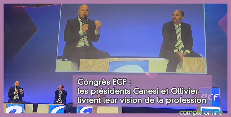 Congrs ECF : les prsidents Canesi et Ollivier livrent leur vision de la profession