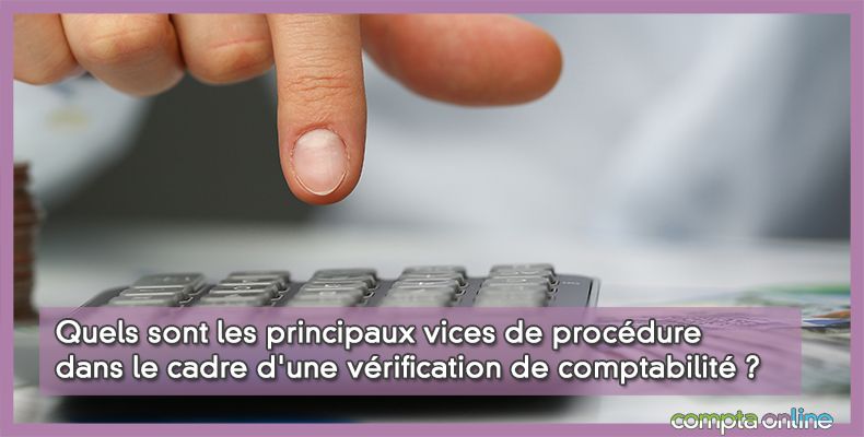 Vérification de comptabilité