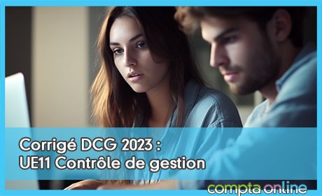 Corrig DCG 2023 : UE11 Contrle de gestion