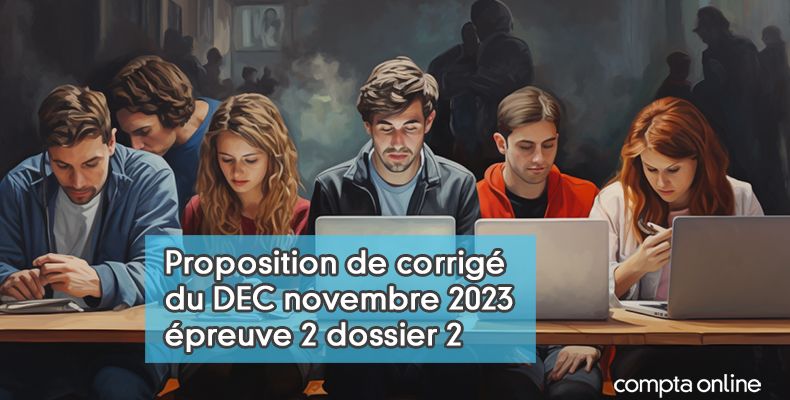 Corrigé du DEC novembre 2023