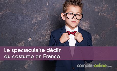 Le spectaculaire déclin du costume en France