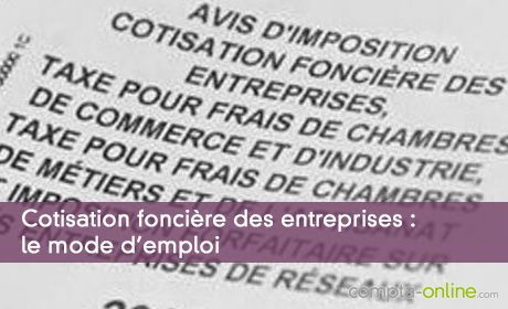 Cotisation foncière des entreprises