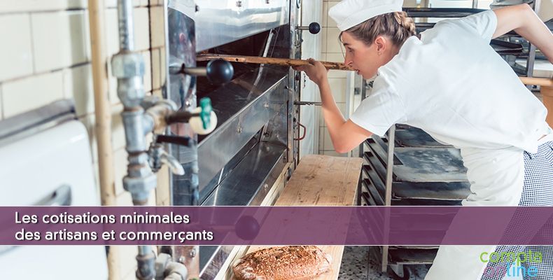 Les cotisations minimales des artisans et commerçants