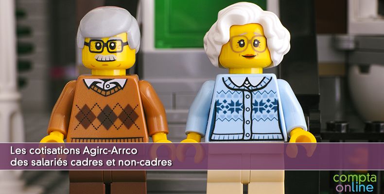 Les cotisations Agirc-Arrco des salariés cadres et non-cadres