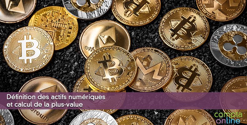 Définition des actifs numériques et calcul de la plus-value