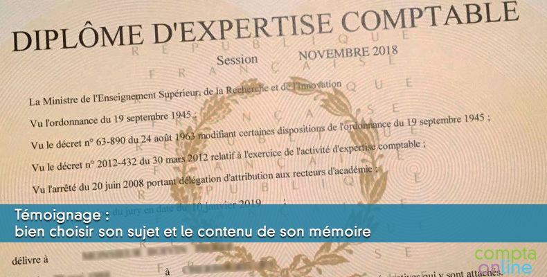 Témoignage : bien choisir son sujet et le contenu de son mémoire