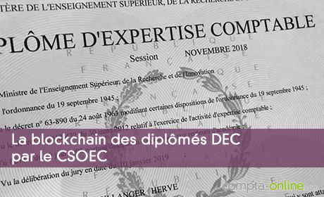 La blockchain des diplômés par le CSOEC