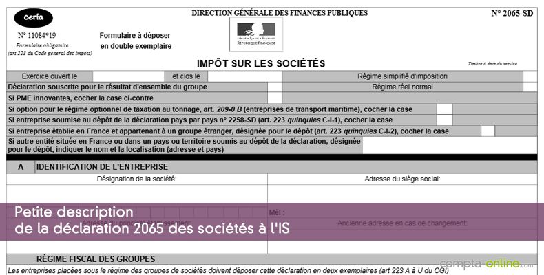 Société sans activité et liasse fiscale