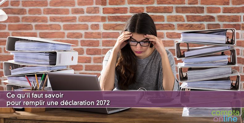 Déclaration 2072
