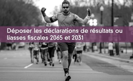 Déposer les déclarations de résultats ou liasses fiscales 2065 et 2031