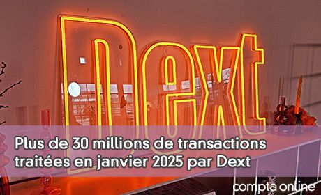 Plus de 30 millions de transactions traites en janvier 2025 par Dext
