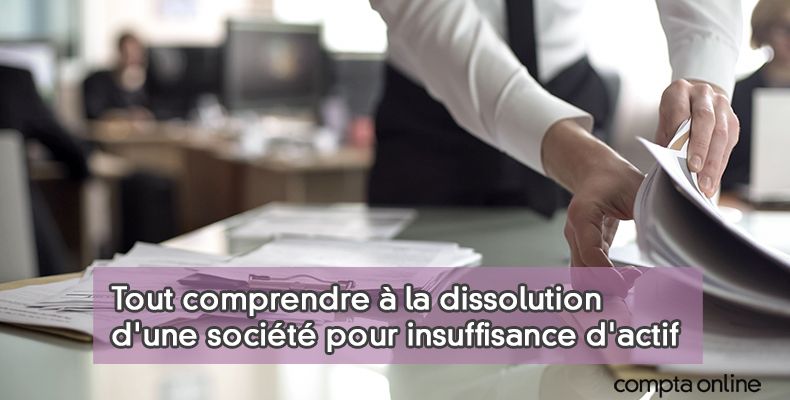 Dissolution d'une société