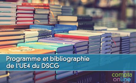 Programme et bibliographie de l'UE4 du DSCG